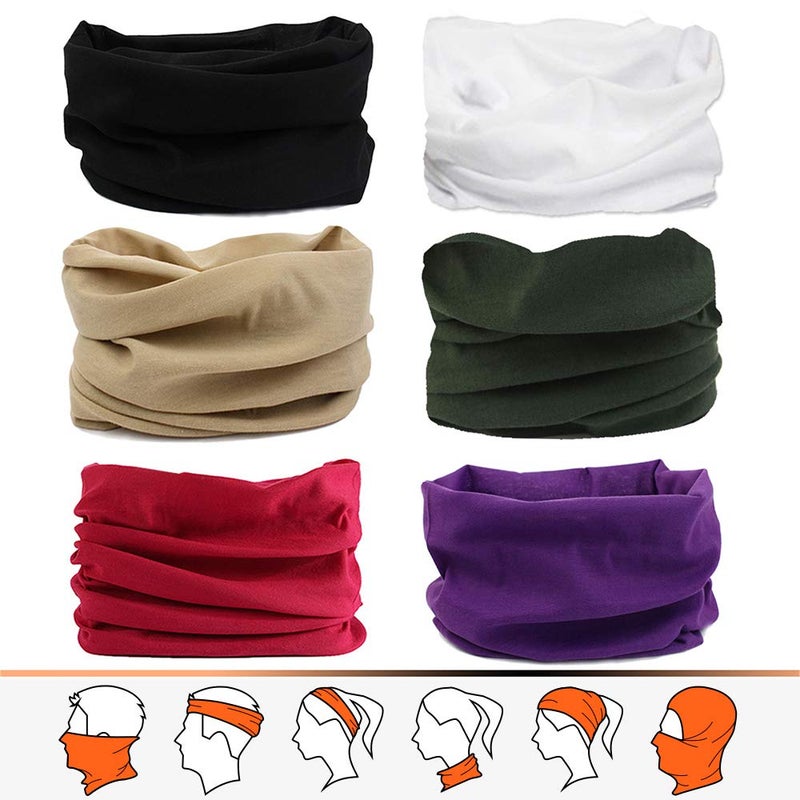 JOEYOUNG Headwear, Bandana, Neck Gaiter Head Wrap Headband Balaclava Magic Scarf - Image 1